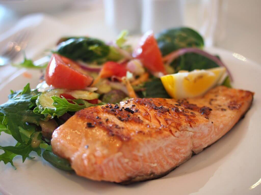 Gebackener Lachs