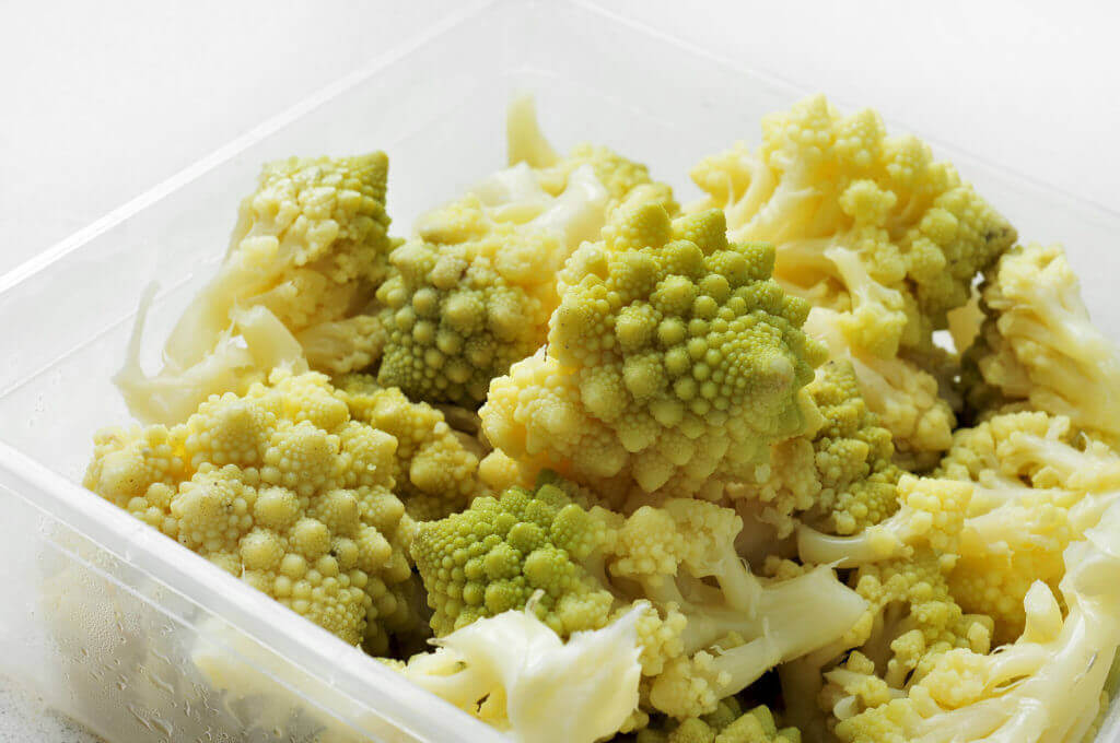 Leckere Teigtaschen mit Romanesco